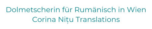 Logo Dolmetscherin für Rumänisch in Wien Corina Nițu Translations